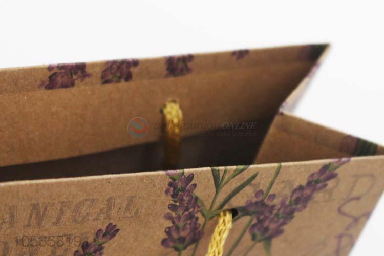 Competitive price recycled gift bag brown kraft paper bag