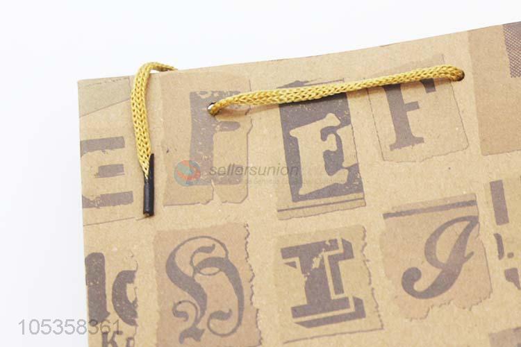 China wholesale kraft paper shopping bag gift bag with handle