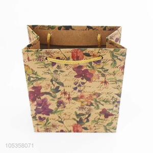 Wholesale cheap recycled gift bag brown kraft paper bag