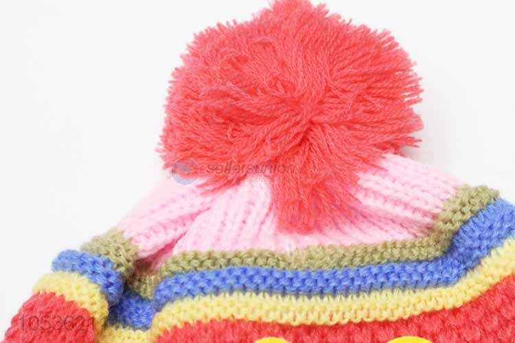 Promotional Wholesale Knitted Kids Hats For Kids Accessories