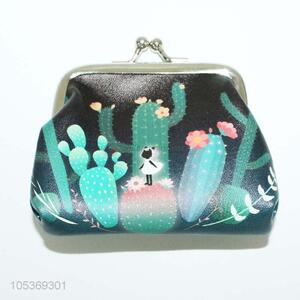 Pretty Cute Mini Fashion Cartoon Printed PU Leather Clutch Coin Purse