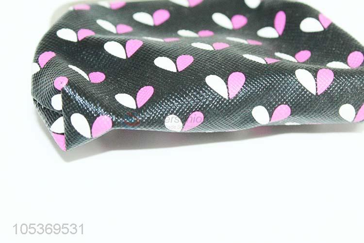 New Arrival Promotional Two Colors Heart Pattern Coin Purse Bag