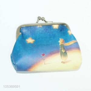 Mini Cartoon Pattern Money Bag Coin Purse with Clip