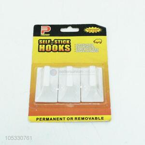 Good Sale 3 Pieces Self-Stick Hooks Sticky Hook