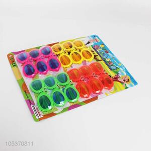 Low price 12pairs colorful plastic glasses for kids