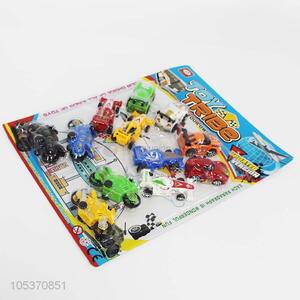 Hot selling boys favor 12pcs toy cars of different types