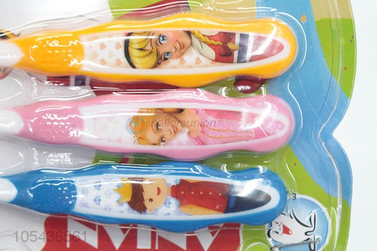 Wholesale 3 Pieces Kids Toothbrush Soft Tooth Brush