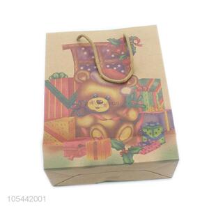 Lovely Bear Pattern Paper Gift Bag Cheap Hand Bag