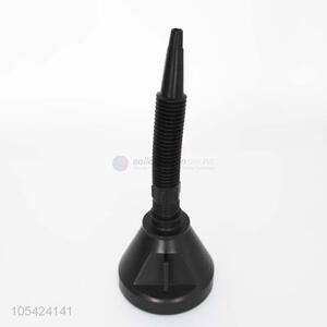 New Arrival Plastic Black Oil Funnel For Car