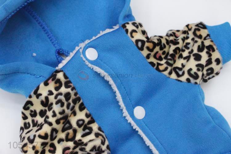 Best Quality Cute Cotton Hoodie Winter Add Wool Clothes For Pet