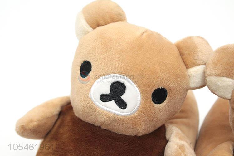 New Arrival Children Cartoon Bear Indoor Warm Slippers