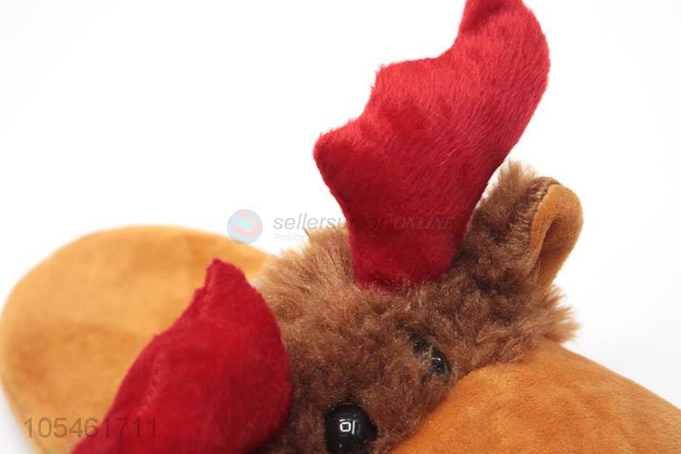 Direct Price Deer Slippers Home Shoes Winter Indoor Warm Slippers