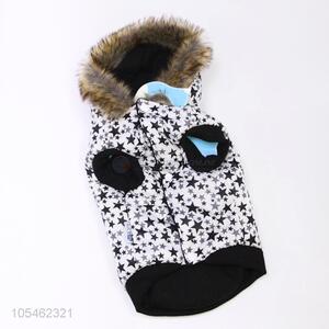 High sales star printed winter pet apparel <em>dog</em> <em>clothes</em>