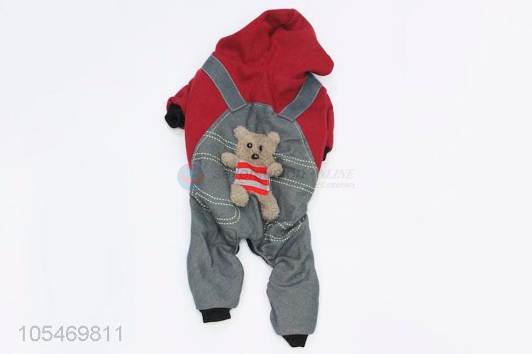 Fashion Design Pet Jumpsuit Best Thickening Cotton-Padded