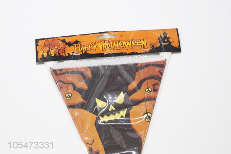 Latest design Halloween decorative triangle party paper flag