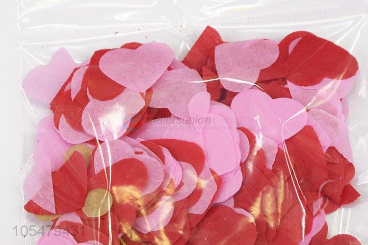 Latest Heart Shape Party Confetti Fashion Festival Supplies