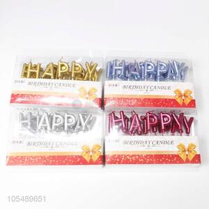 Low Price Gold Happy Birthday Cake Candles For Kids