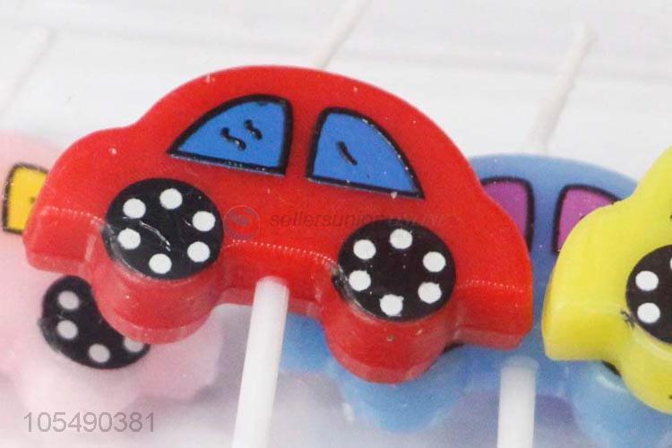 Most Popular Cartoon Car Shape Birthday Candles for Boys