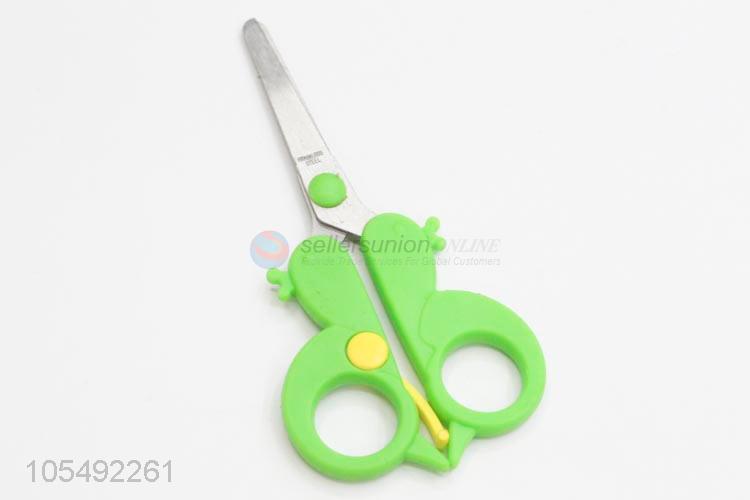 Promotional Item Colorful Plastic Shell Scissors for Students Cutting