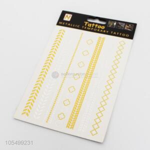 Wholesale Fashion Gold Blocking Tattoo Sticker