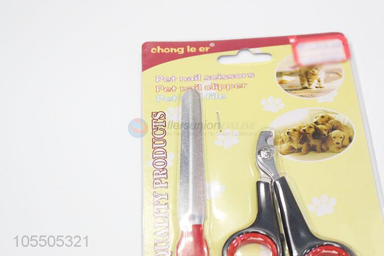 New Style 2pcs Pet Nail Scissors Nail Clippers/Manicure Pedicure Set