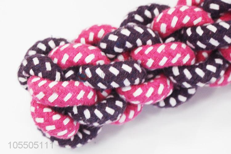 Factory Price Braided Knot Toy Durable Braided Bone Rope Funny Tool