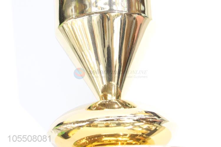 High-class indoor decoration golden iron vase flower vase