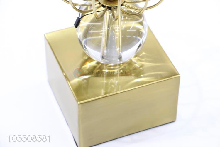 Good quality home decorative golden iron wire flower vase