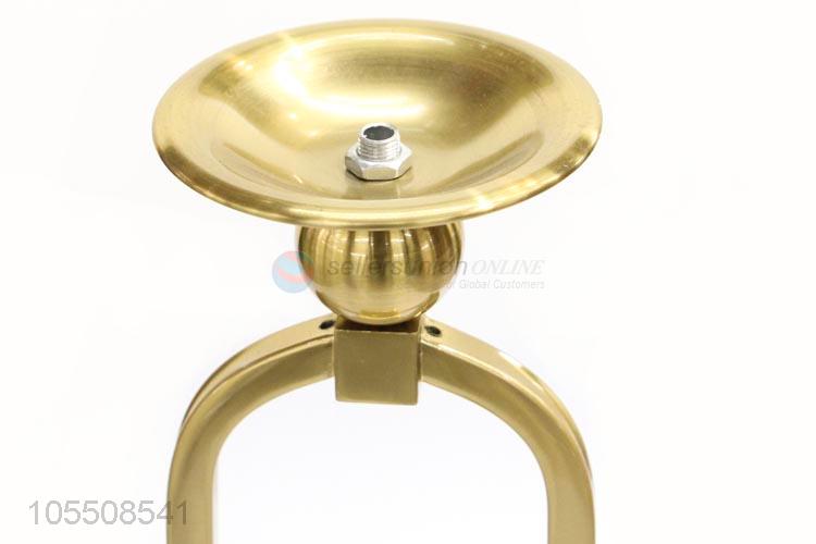 Hot selling golden iron candlestick metal candle holder