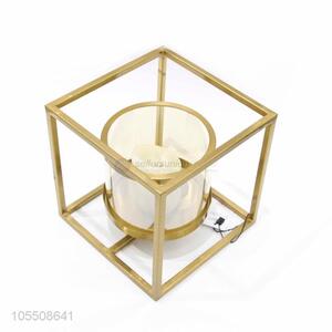 Low price golden iron candlestick metal candle holder