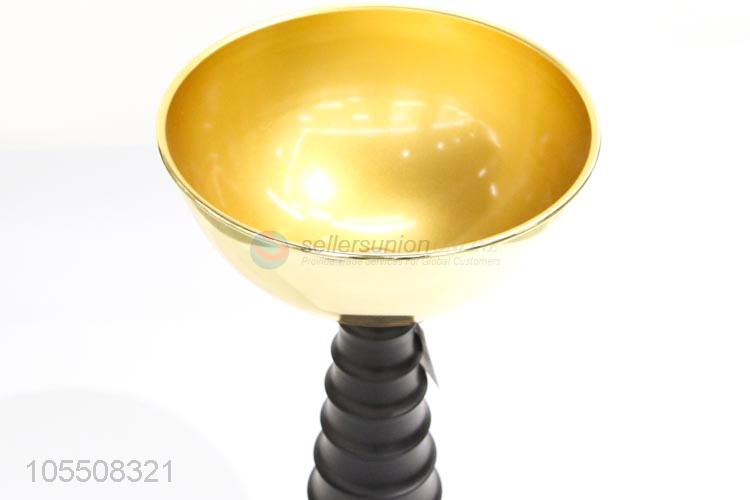 Factory wholesale indoor decoration golden iron vase flower vase