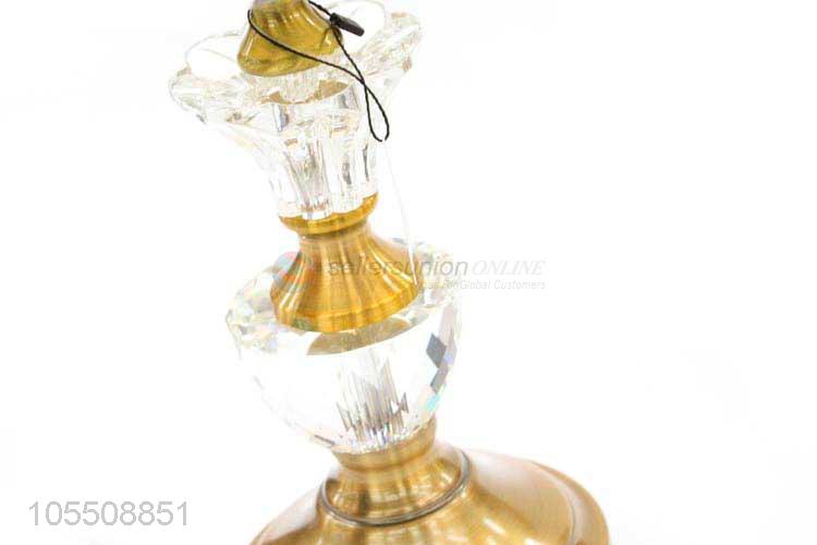 New style attractive iron base crystal table lamp reading lamp