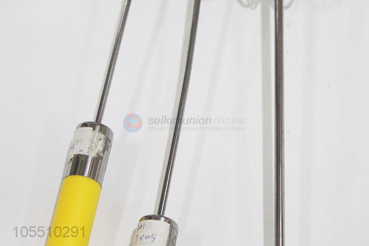 Promotional custom kitchen supplies stainless steel egg whisk