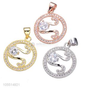 Best Quality Inlay Zircon Necklace Pendant DIY Jewelry Accessories