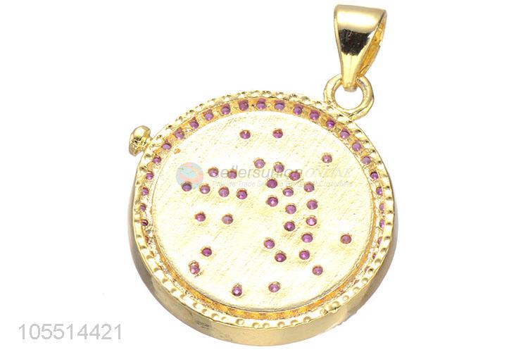 Wholesale Clock Shape Pendant Exquisite Necklace Accessories