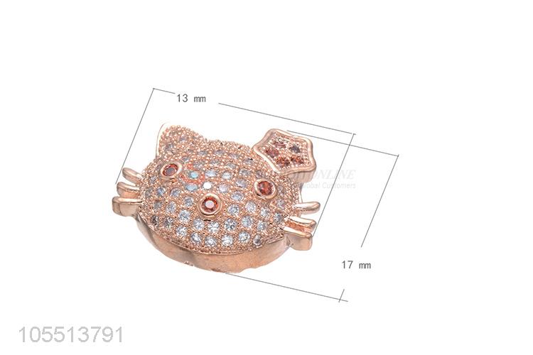 High-Grade Bracelet Beads Diamond Charm Hole Spacer Bead