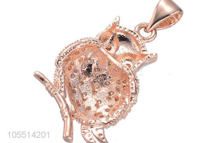 Fashion Jewelry Accessories Owl Shape Necklace Pendant