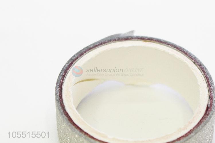 Superior quality decorative silver glitter adhesive tape