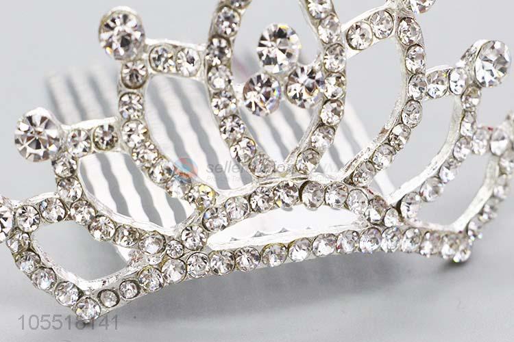 Unique Wedding Gift Silver Crystal Rhinestone Wedding Bride Crown