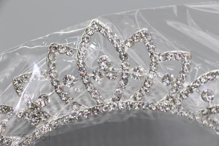 Best Selling Fashion European Styles Silver Tiaras For Bride