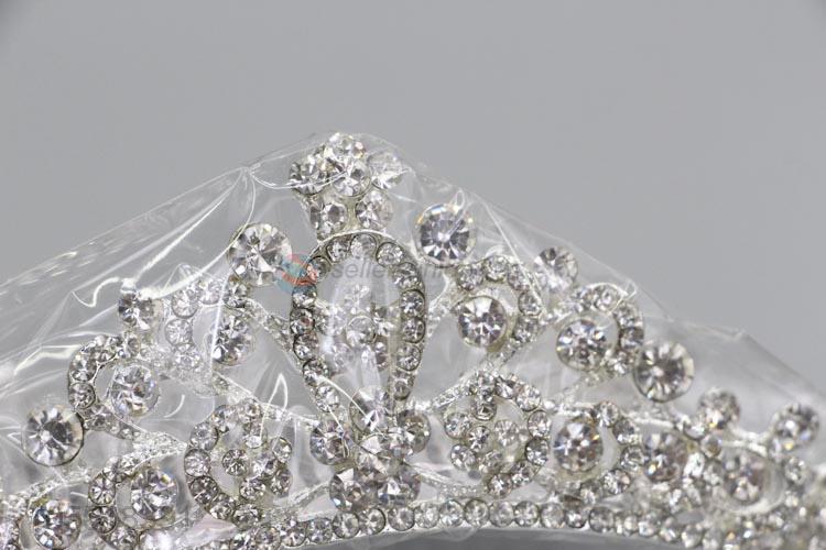 Top Sale Hair Accessories Fashion Jewellery Rhinestone Crown Tiaras for Bride