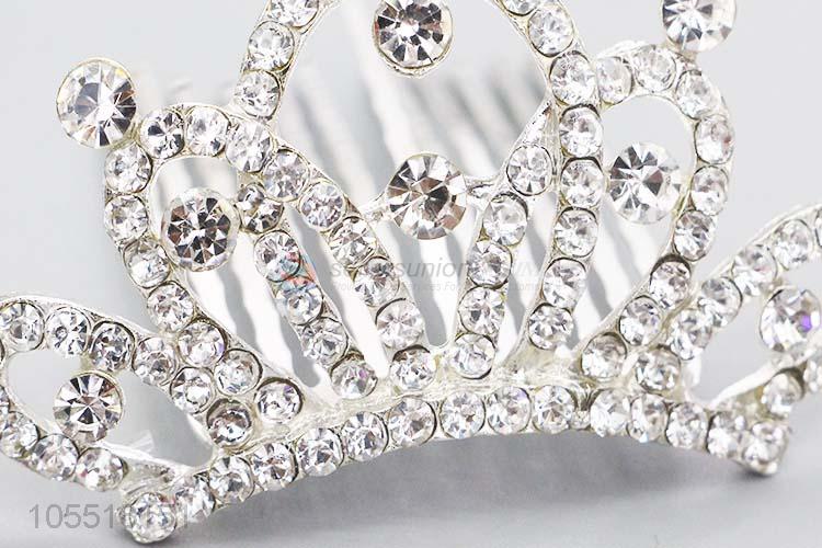 Made In China Rhinestone Bridal Tiara Crown Headband Princess Wedding Crystal Bride Crown