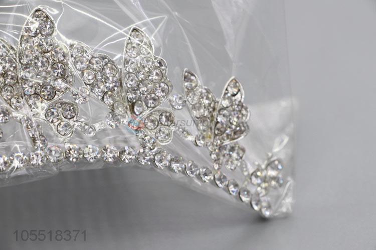 Top Selling Women Hair Accessories Rhinestone Bride Crown