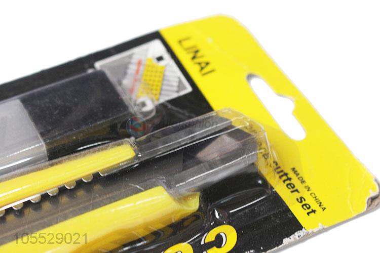 Popular design utility snap-off knife safety box cutter