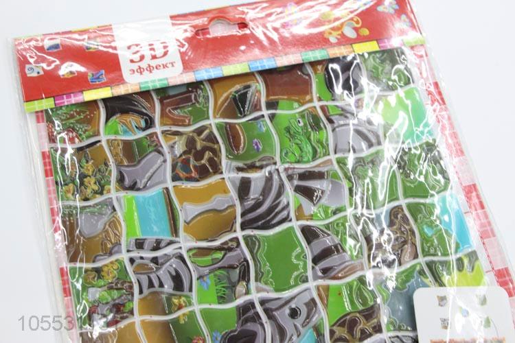 Wholesale Educational 3D EVA Puzzle Sticker DIY Mosaic Collage Toy