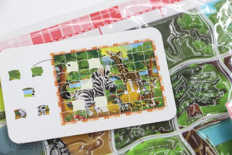 Wholesale Educational 3D EVA Puzzle Sticker DIY Mosaic Collage Toy