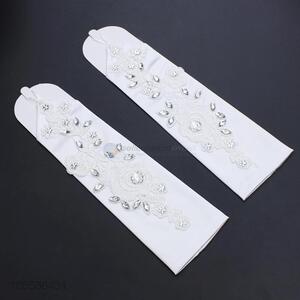 Reasonable Price White Wedding Bridal Gloves Wedding Accessories