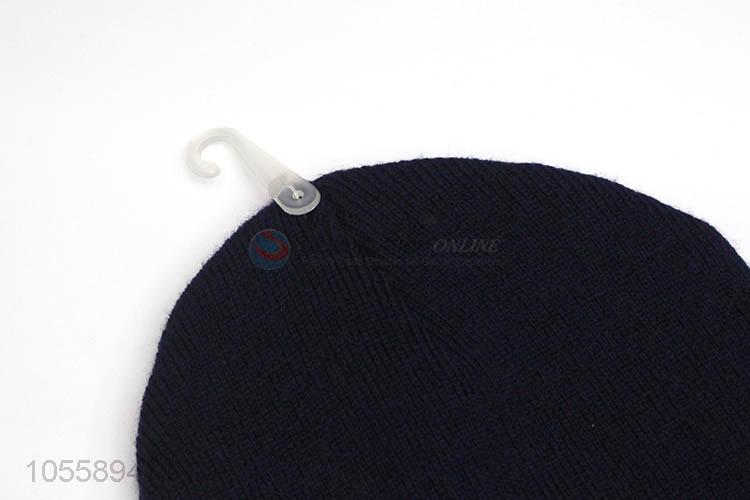 Good Sale Winter Sports Leisure Knitted Beanie Cap