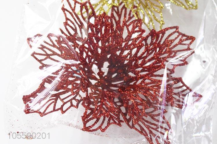 Creative Design Christmas Decoration Flower Shape Ornament