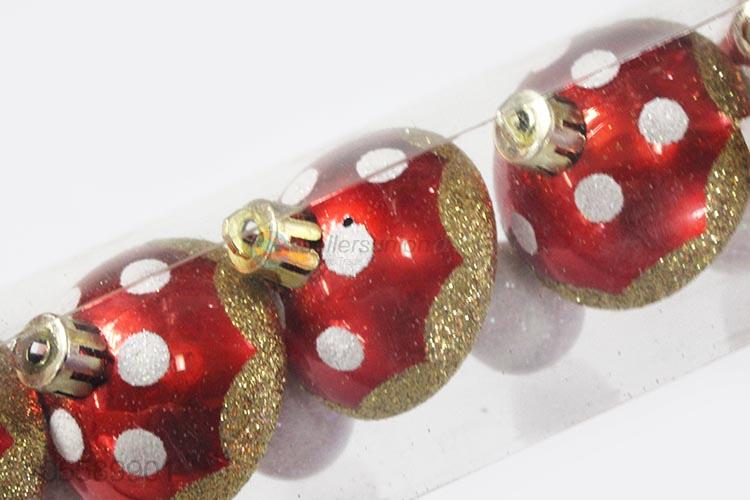 Custom Plastic Mushroom Shape Christmas Decoration Ornament